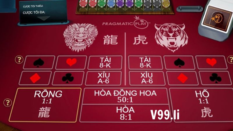 Game Rồng Hổ - sảnh casino V99