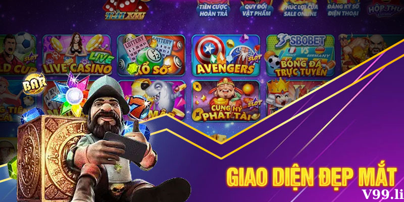 App V99 đa dạng trò chơi cá cược